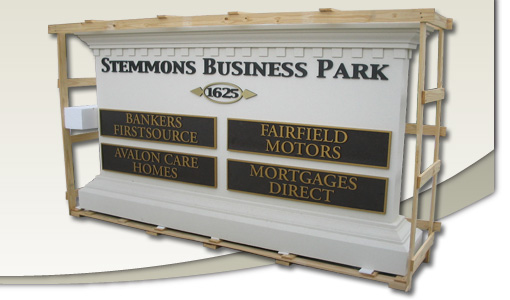 Sign Monument crated for approval
